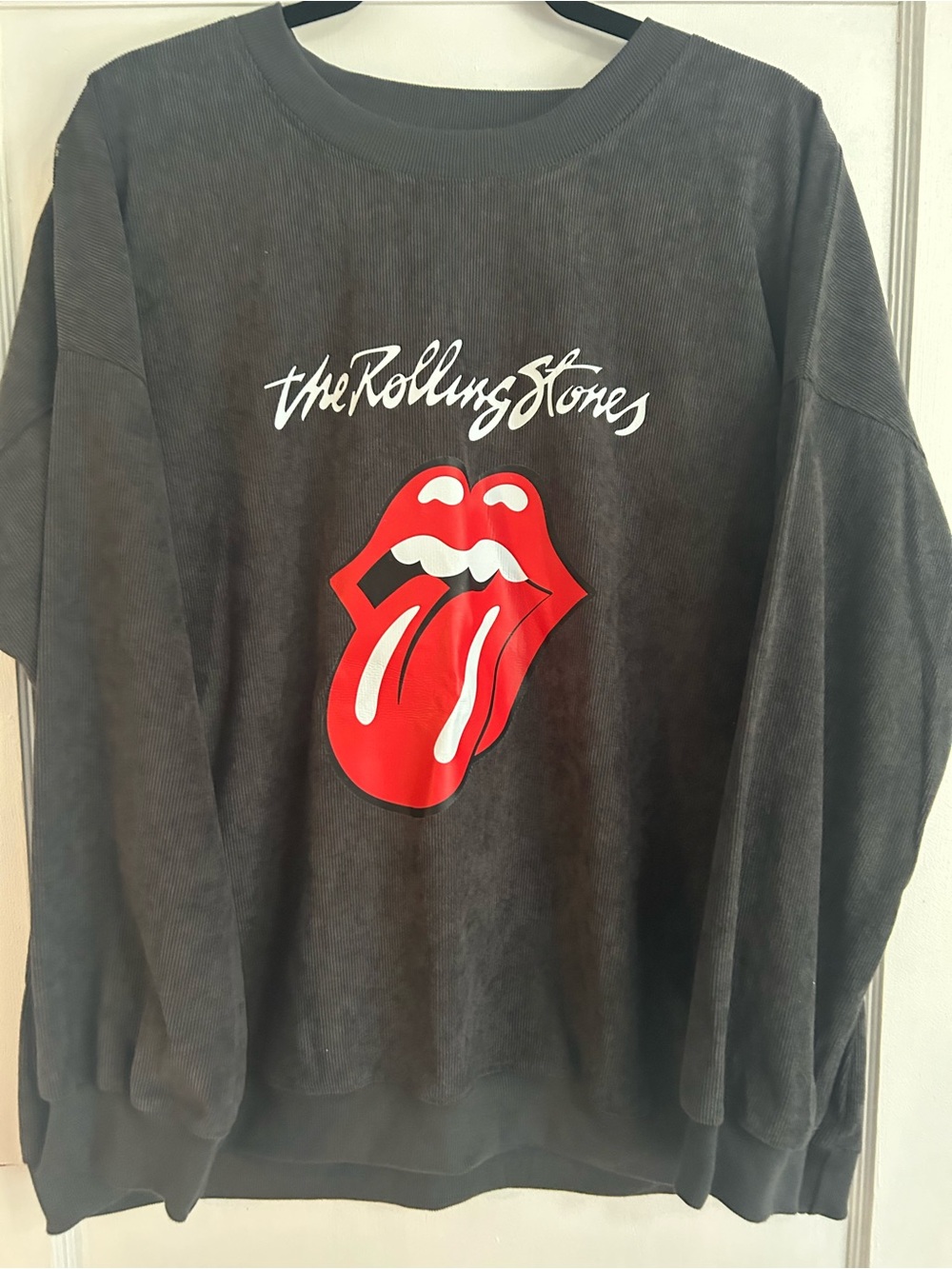 The Rolling Stones Sweatshirt with Red Tongue Logo